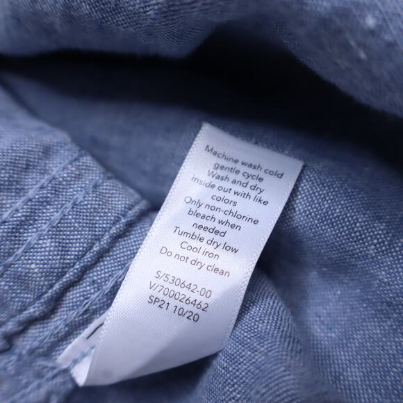 ATHLETA Cabo Linen Jogger Chambray Blue Pull On Summer Beachwear Women's 4P - Picture 9 of 11